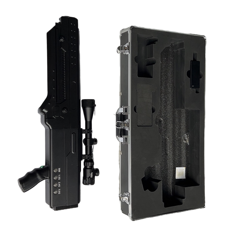  河西手持便携式枪型低空防御反制四通道A型