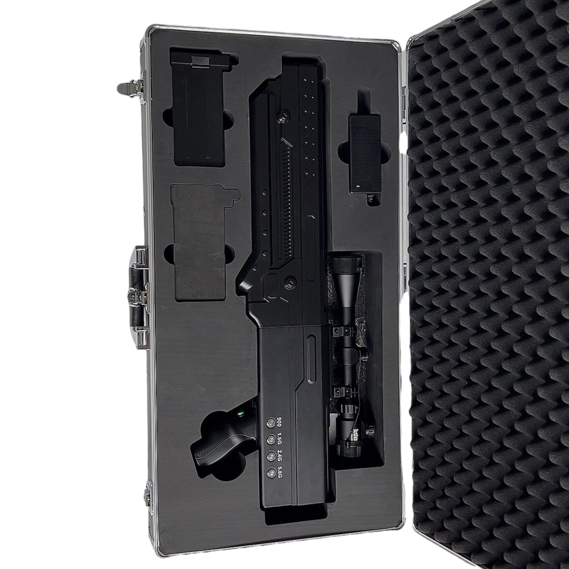  河西手持便携式枪型低空防御反制四通道B型